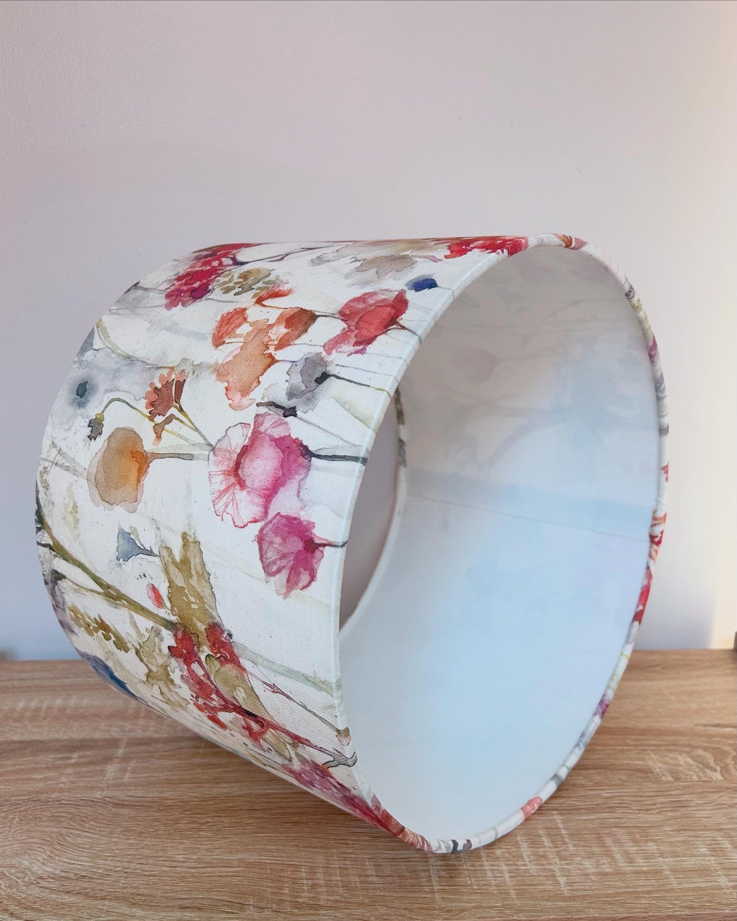 Handmade Drum Lampshade. Ilinizas in Poppy. Voyage Maison