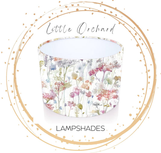 Handmade Drum Lampshade. Ilinizas in Poppy. Voyage Maison