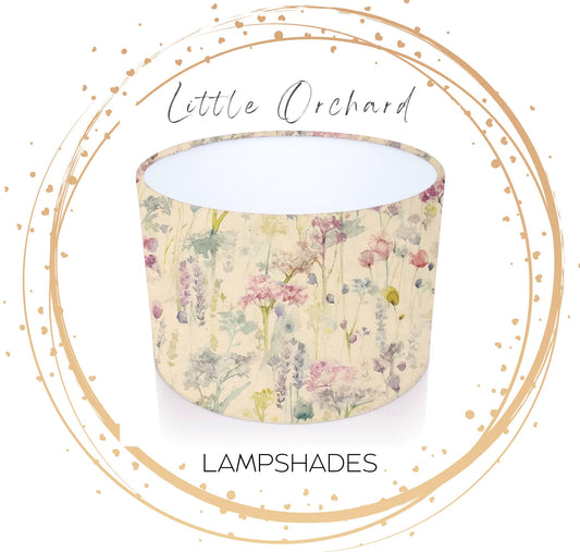 Handmade Drum Lampshade Ilinizas in Summer/ Natural. Voyage Maison